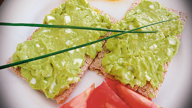 Avokádová pomazánka Avokádová pomazánka