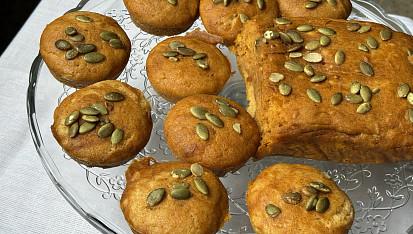 Dýňový chlebíček - muffiny