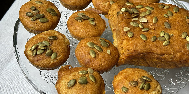 Dýňový chlebíček - muffiny