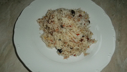 Rizoto s tuňákem a sušenými rajčaty