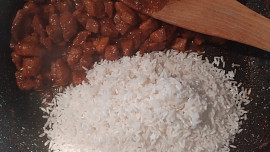 Rizoto s vepřovým masem - rychlovka