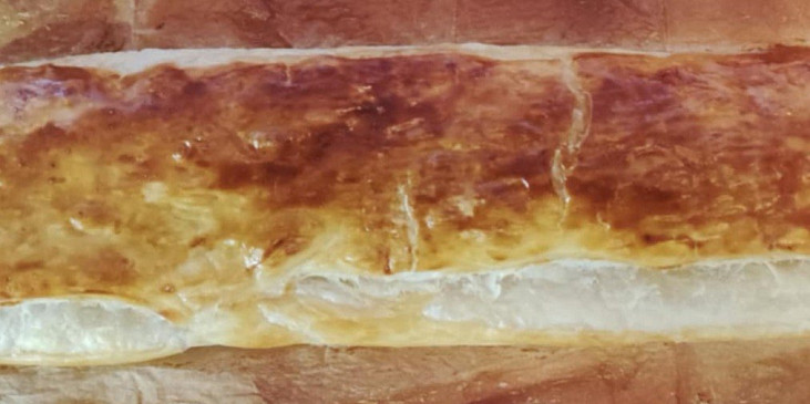 Rychloštrúdl (Před posypaním)