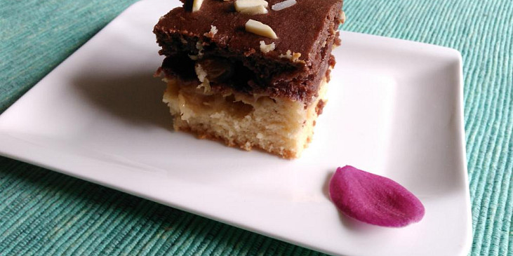 Strakatý řez s jablky