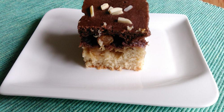 Strakatý řez s jablky