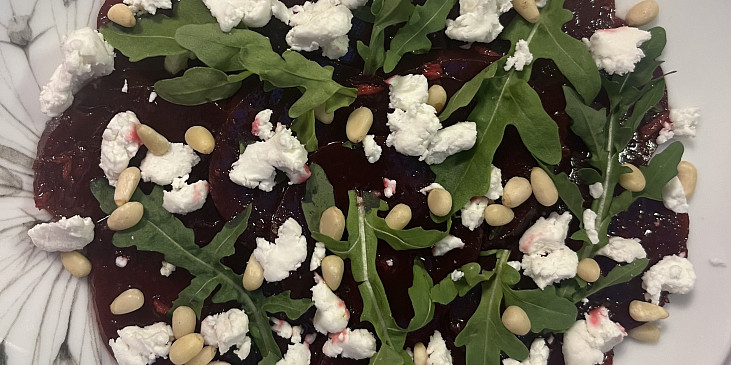 Carpaccio z červené řepy