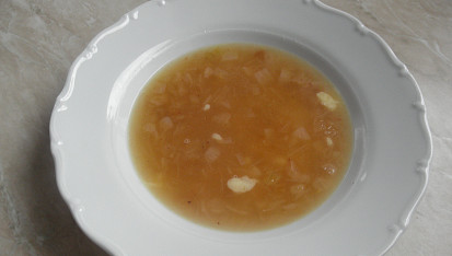 Cibulačka s vínem, Cibulačka s vínem