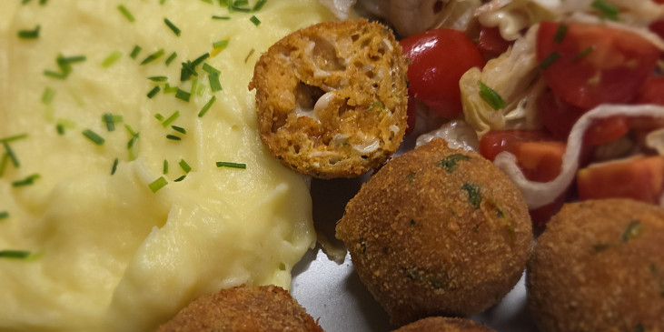 Hermelínové smažené kuličky