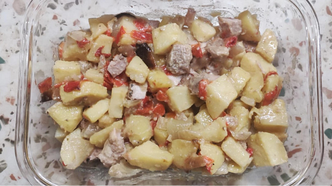 Krkovice na zeleninovém lůžku Krkovice na zeleninovém lůžku