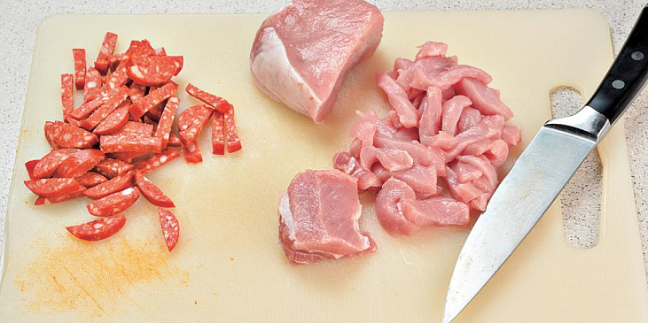 Ostrá masová směs s rýží