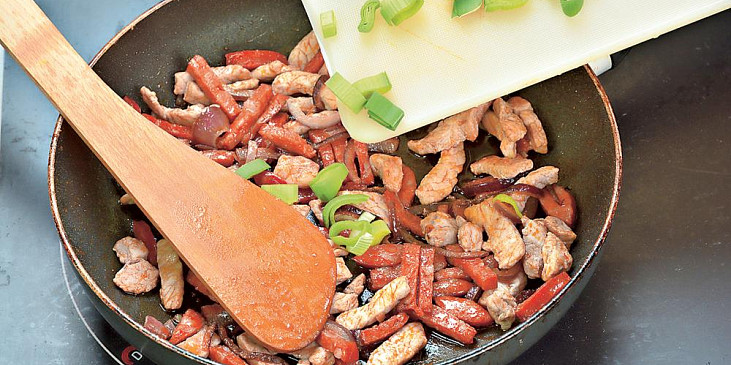 Ostrá masová směs s rýží