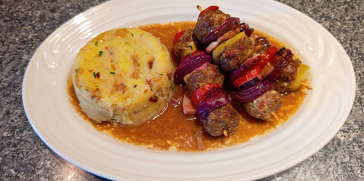 Špíz z mletého masa