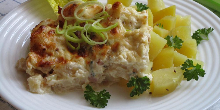 Zapečený květák s nivou