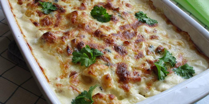 Zapečený květák s nivou