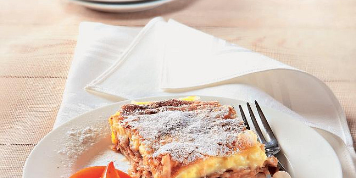 Jablkovo-pudinkový koláč