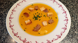 Krémová polévka z pečené zeleniny