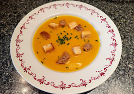 Krémová polévka z pečené zeleniny