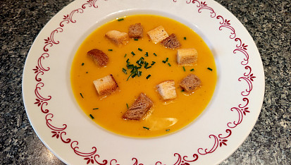 Krémová polévka z pečené zeleniny