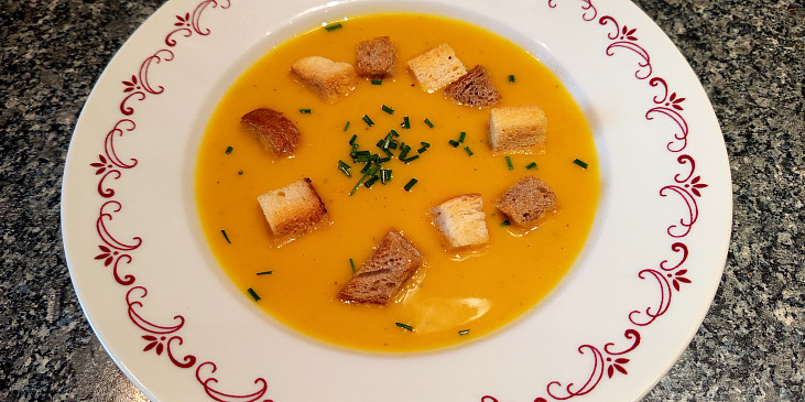 Krémová polévka z pečené zeleniny