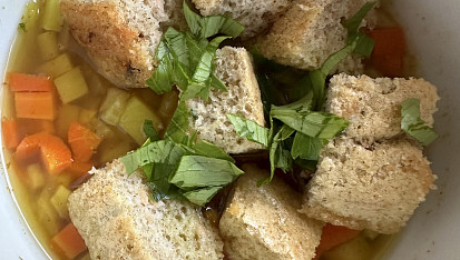 Piškotový svítek do polévky