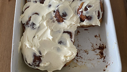 Podzimní skořicové rolky s krémem