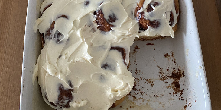 Podzimní skořicové rolky s krémem