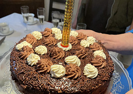 Pravý pařížský dort s krájecí polevou