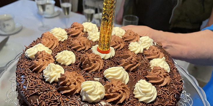 Pravý pařížský dort s krájecí polevou