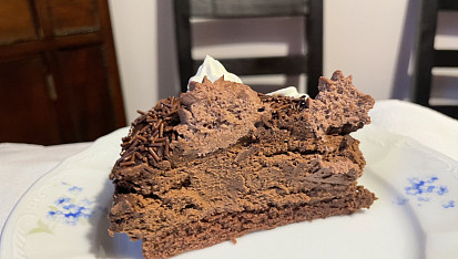 Pravý pařížský dort s krájecí polevou