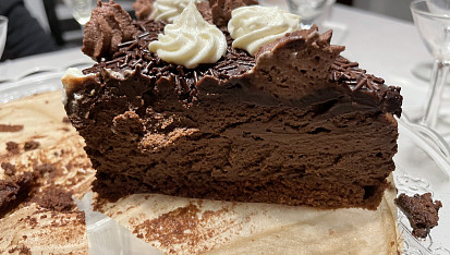 Pravý pařížský dort s krájecí polevou