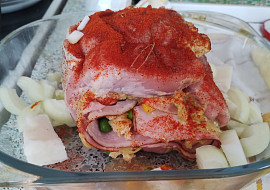 Roláda z vepřové pečeně (Před pečením)