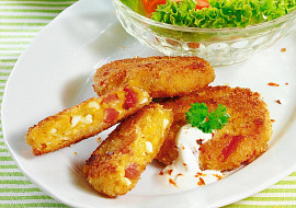 Sýrové karbanátky s vejcem