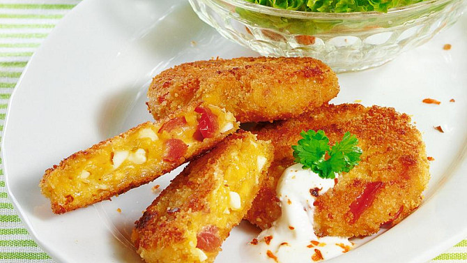 Sýrové karbanátky s vejcem