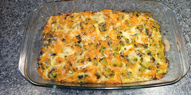 Zapečené gnocchi s kuřecím masem a špenátem