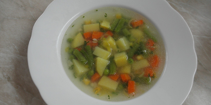 Zeleninová polévka se slzovkou (Zeleninová polévka se slzovkou)