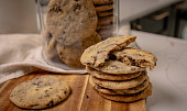 Americké čokoládové cookies