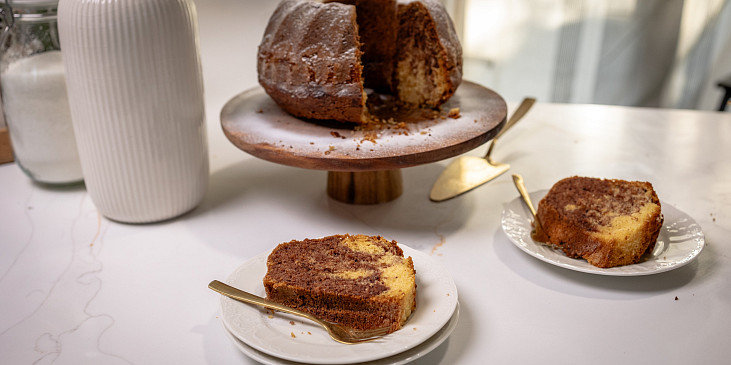 Bábovka s vaječným koňakem