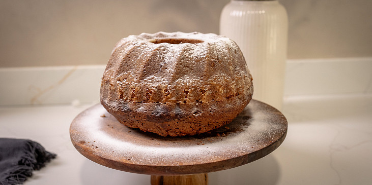 Bábovka s vaječným koňakem