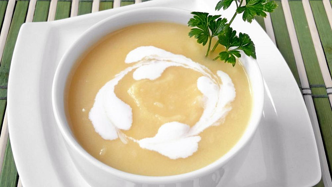 Dýňová polévka se smetanou