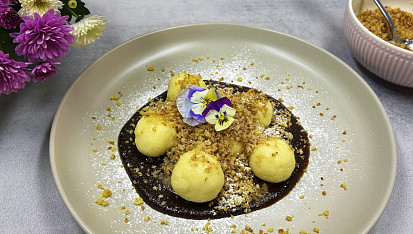 Bramborovo-tvarohové knedlíčky