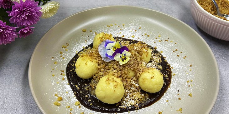 Bramborovo-tvarohové knedlíčky