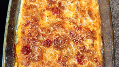 Bramborový koláč "Co dům dá"