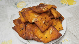 Dýňové krekry z kvásku