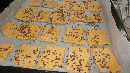 Dýňové krekry z kvásku