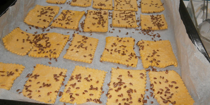 Dýňové krekry z kvásku