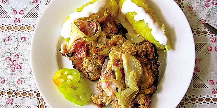 Kančí řízky v hořčici