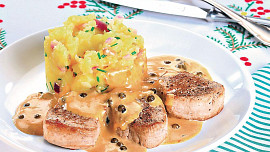 Panenka na zeleném pepři