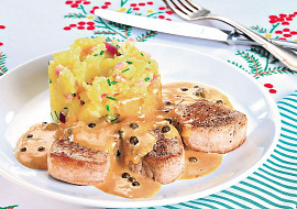 Panenka na zeleném pepři