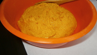 Plněné dýňové buchty