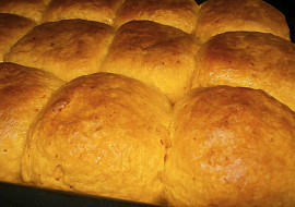 Plněné dýňové buchty