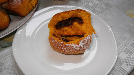 Plněné dýňové buchty